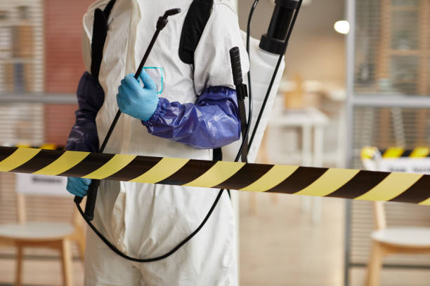 Professional Biohazard Cleanup technician working in Sandwich, IL